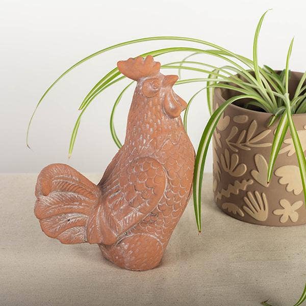 Decorative Cement Chicken Statue