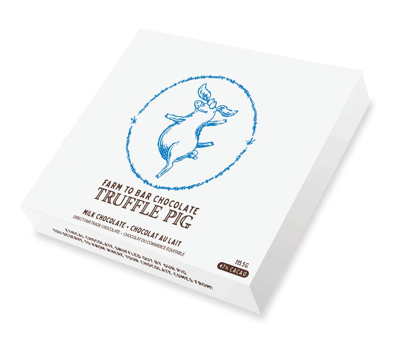 Milk Chocolate Truffle Piglets - Floral Gift Box