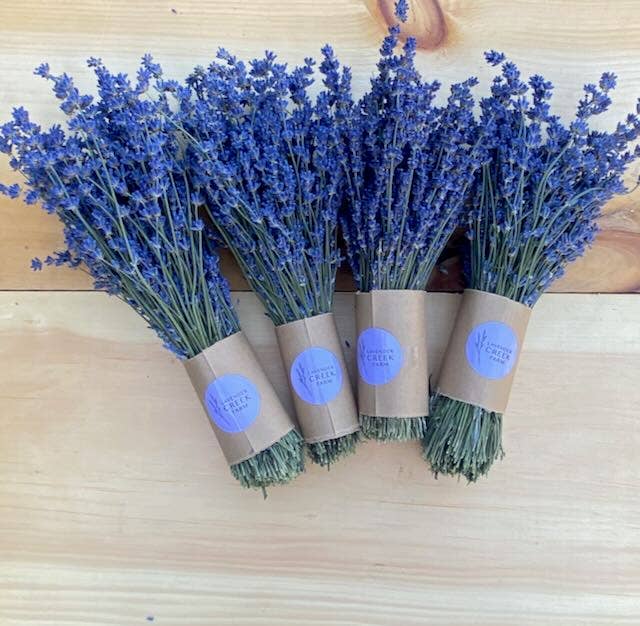 Dried English Lavender Bouquets - Light Purple