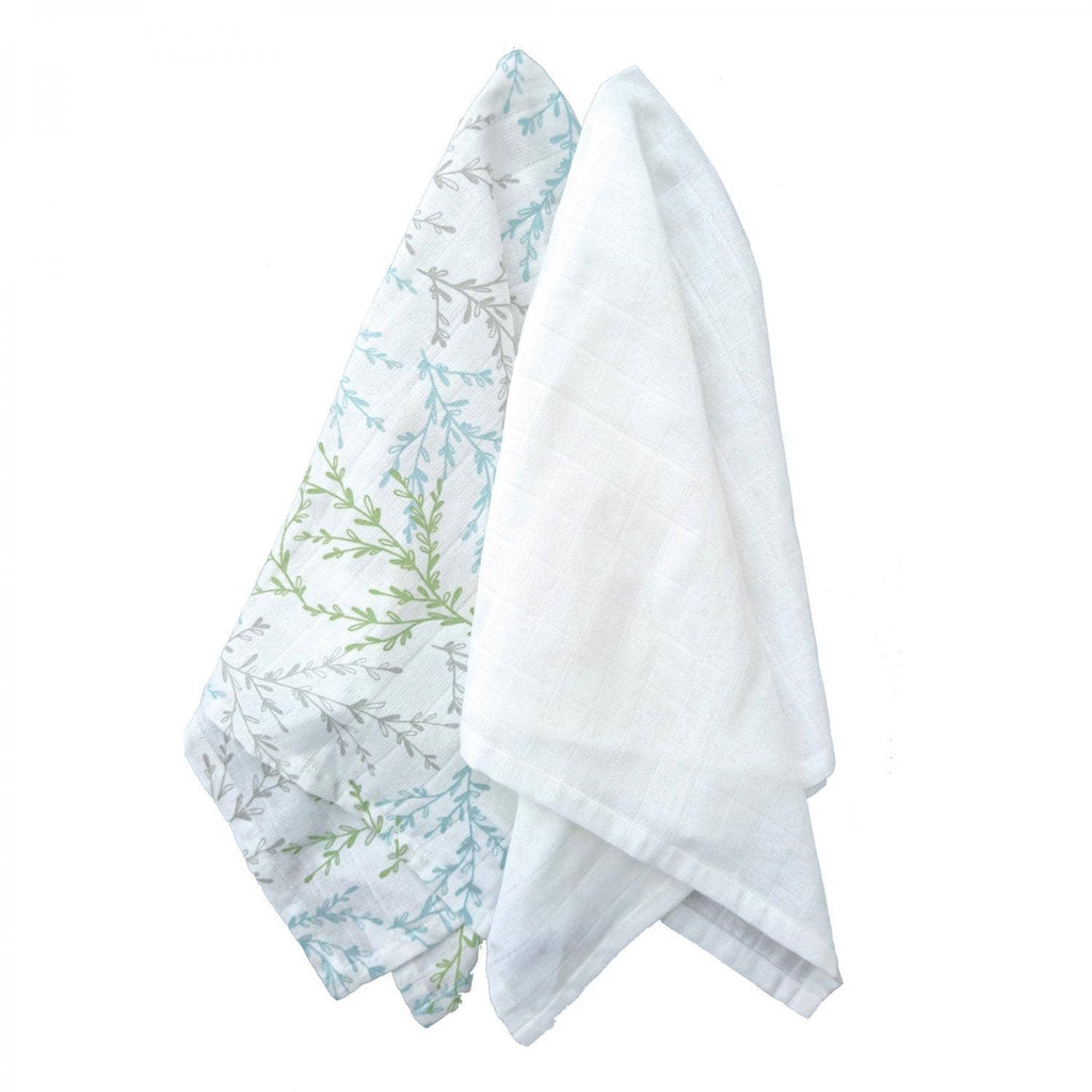 Organic Muslin Blankets 2-pack Springtime