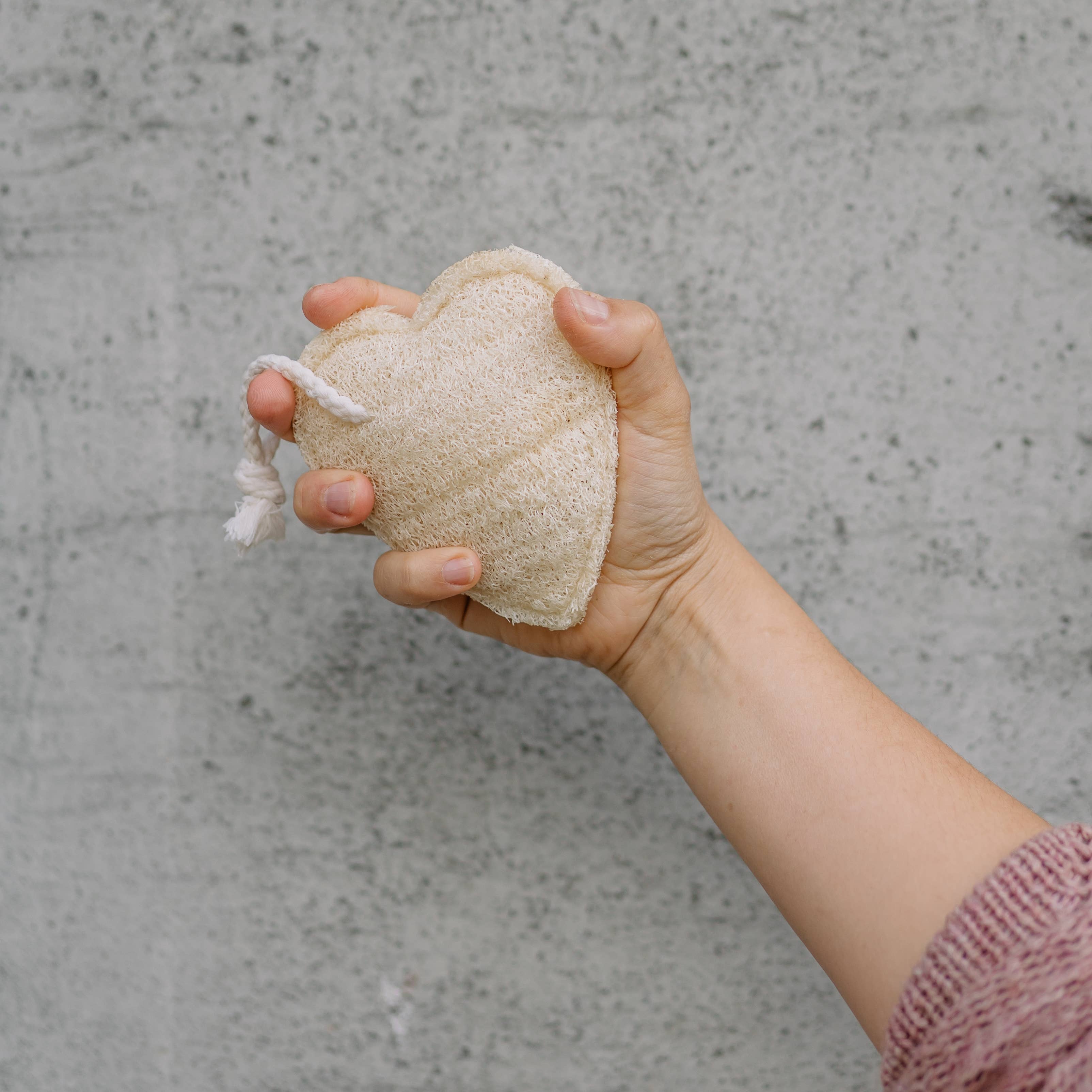 Loofah sponge for children's bath fun Teddy Eco Animal