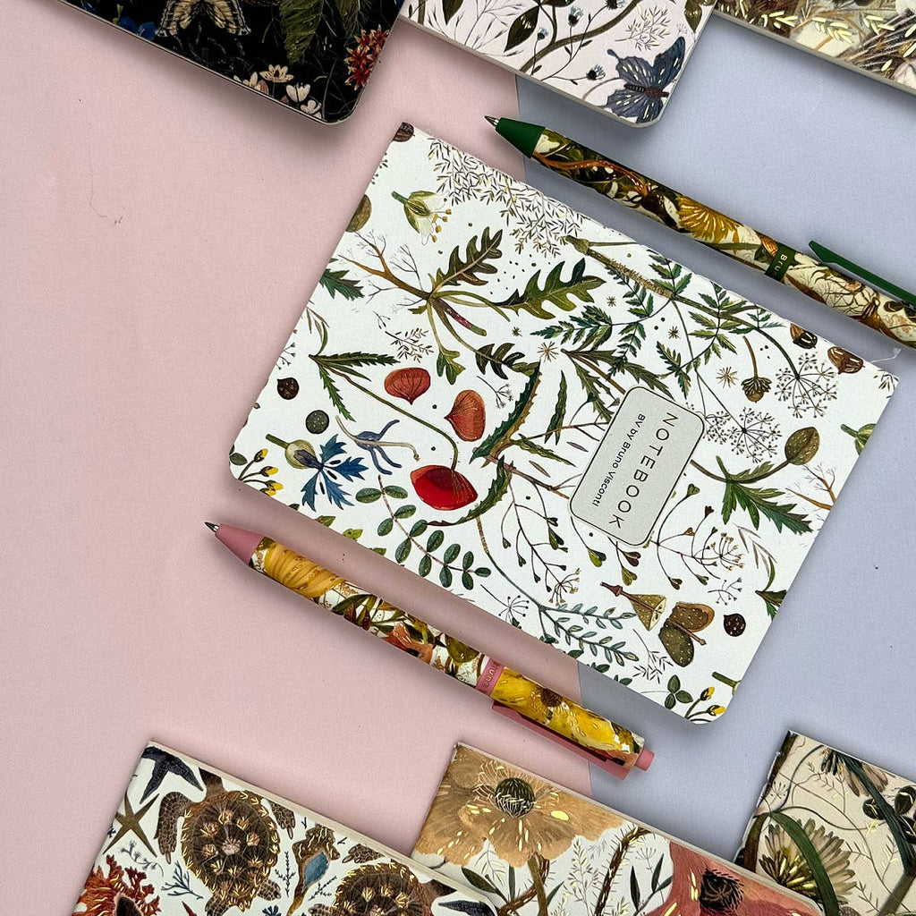 A6 Passport Notebook - Greens and Flowers