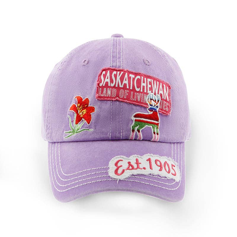 Saskatchewan Distressed patch Baseball Cap