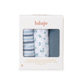 3 Pack Muslin Receiving Blankets – Blueberries
