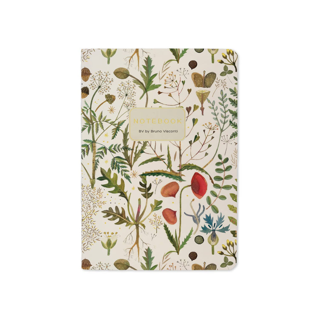 A6 Passport Notebook - Greens and Flowers