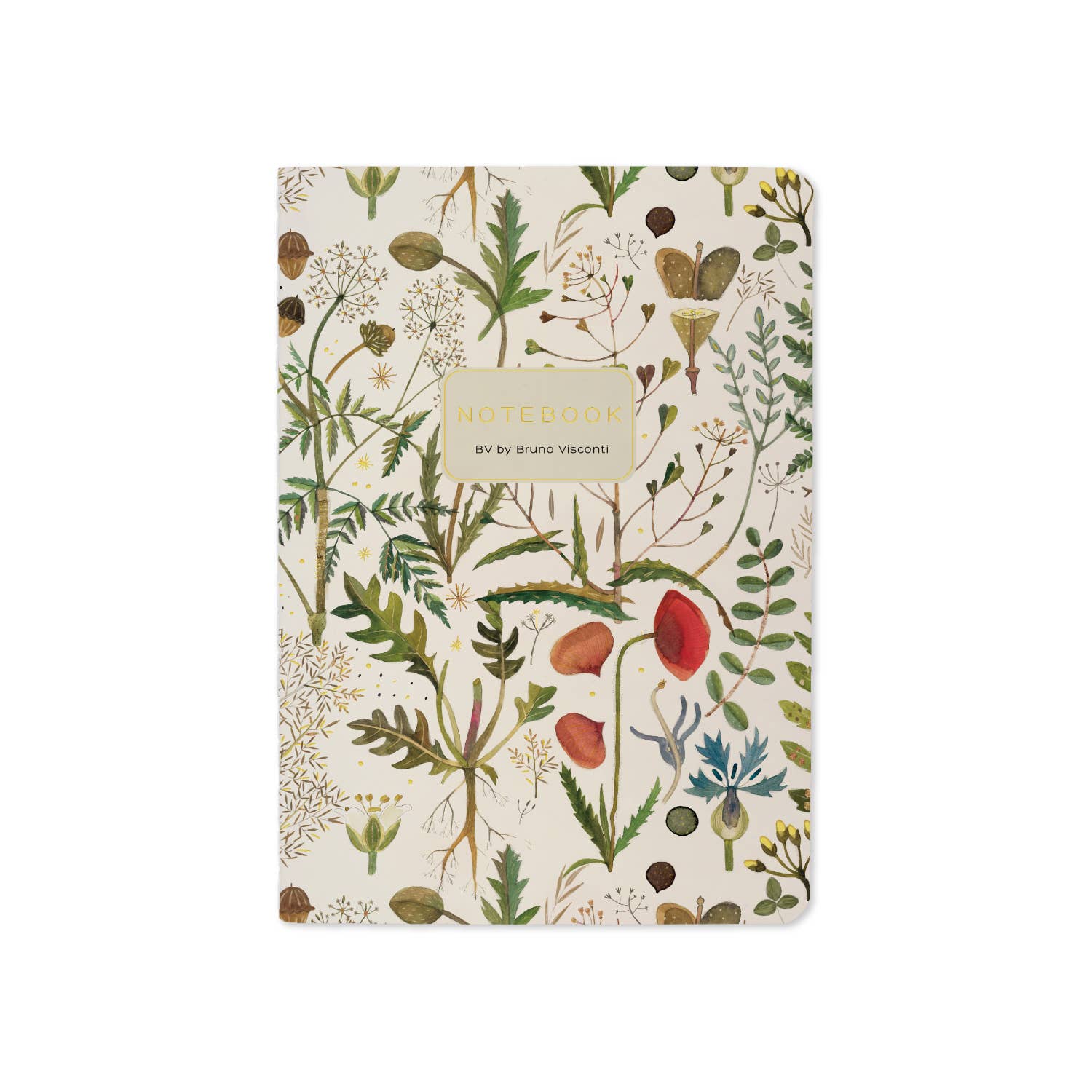 A6 Passport Notebook - Greens and Flowers