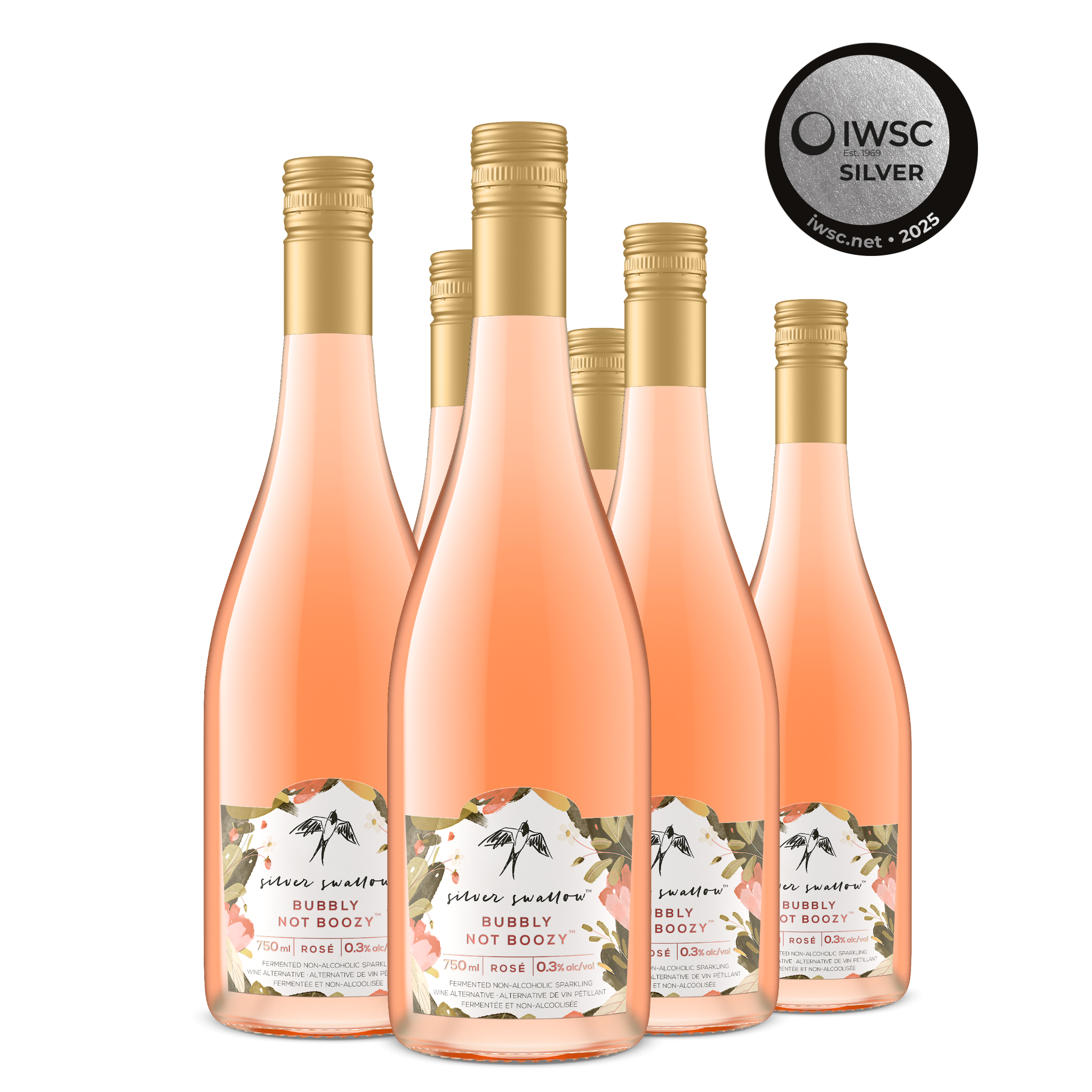 Bubbly Not Boozy - Rosé - Canadian Label 🇨🇦