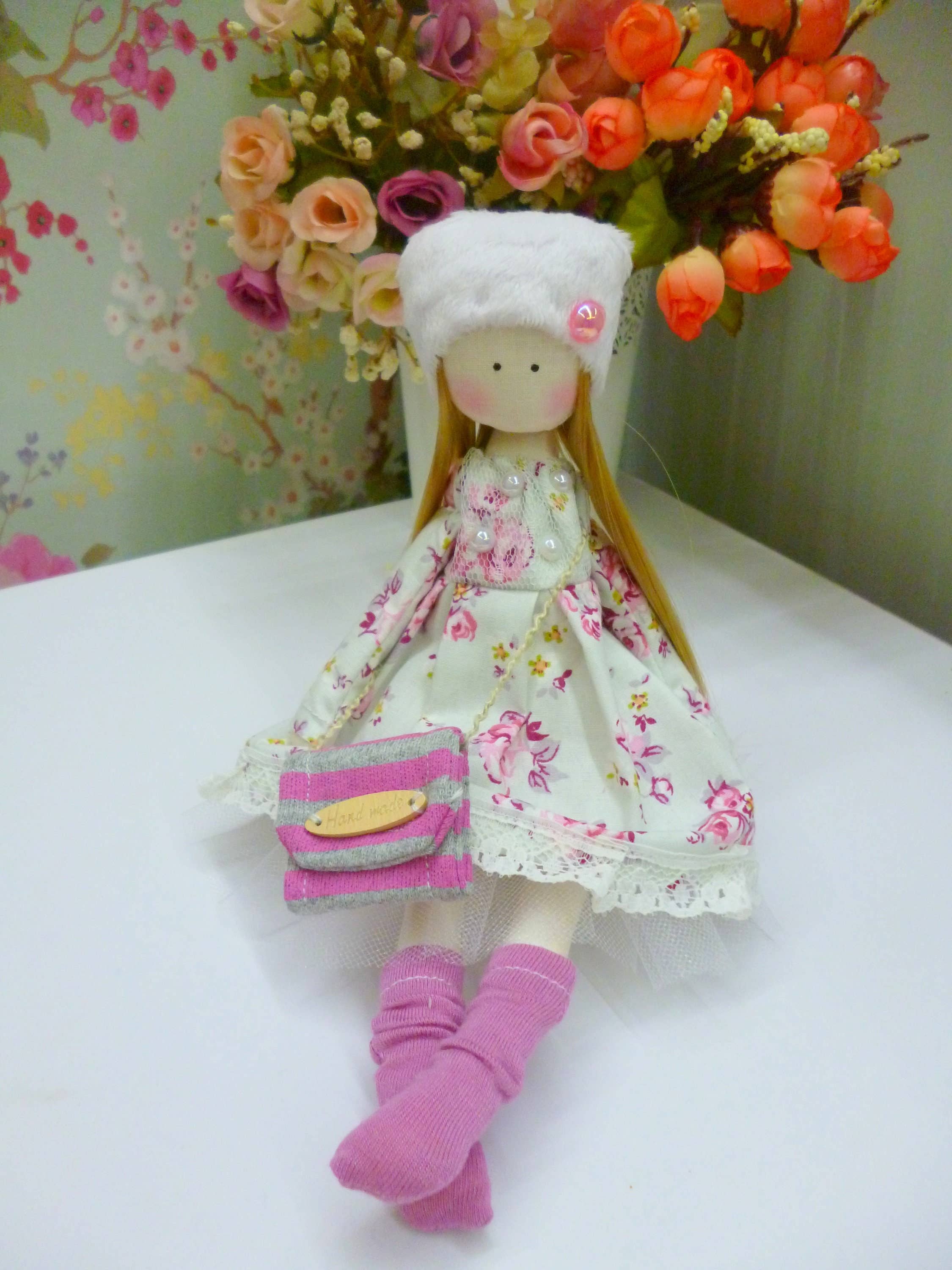 Art Cloth Ballerina Doll, Nursery Toy for Girls