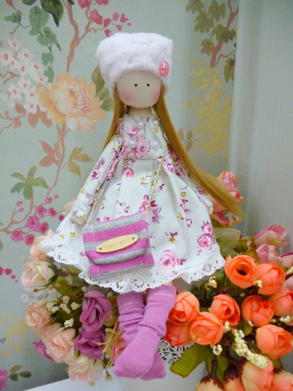 Art Cloth Ballerina Doll, Nursery Toy for Girls