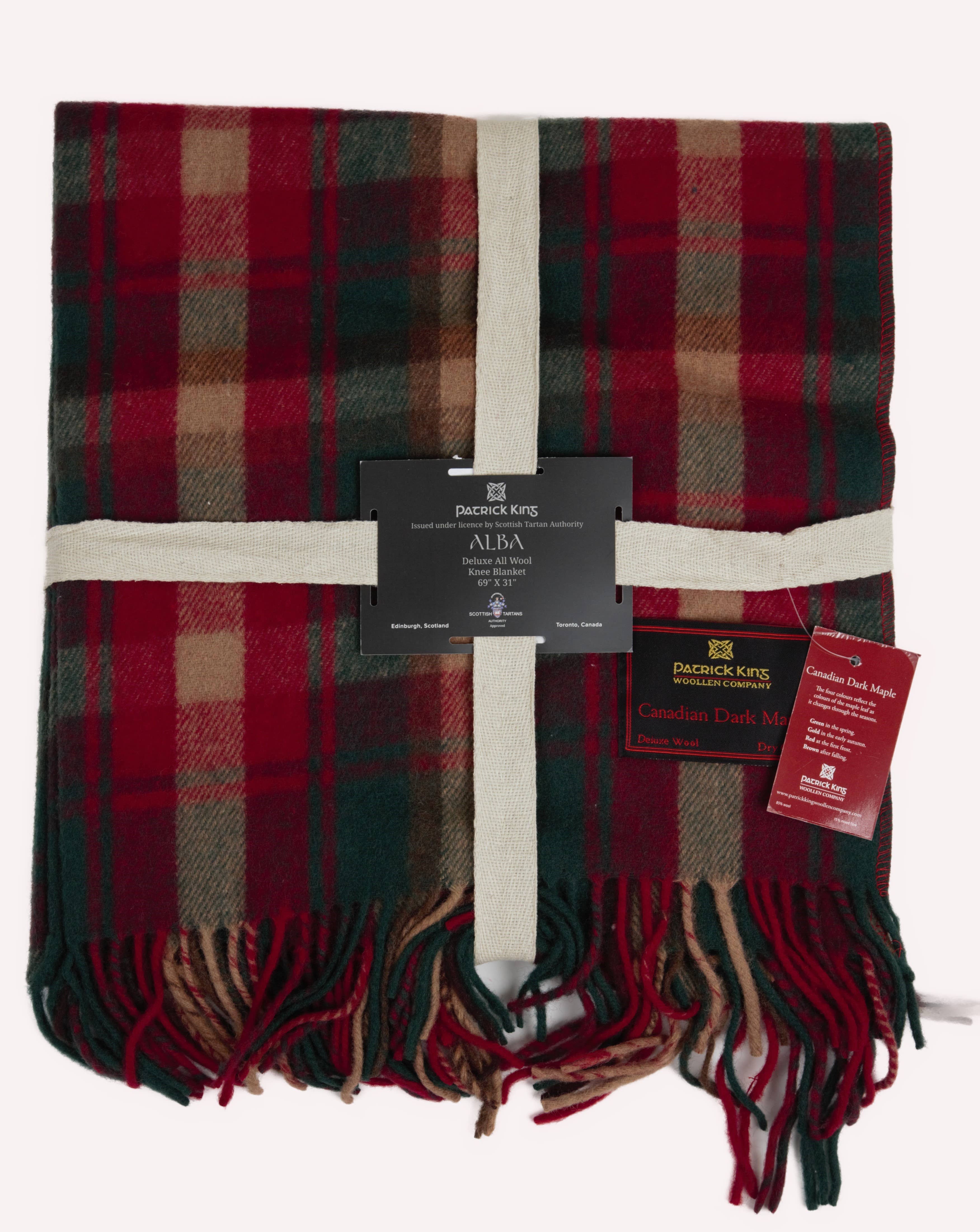 Dark Maple Deluxe Knee Blanket